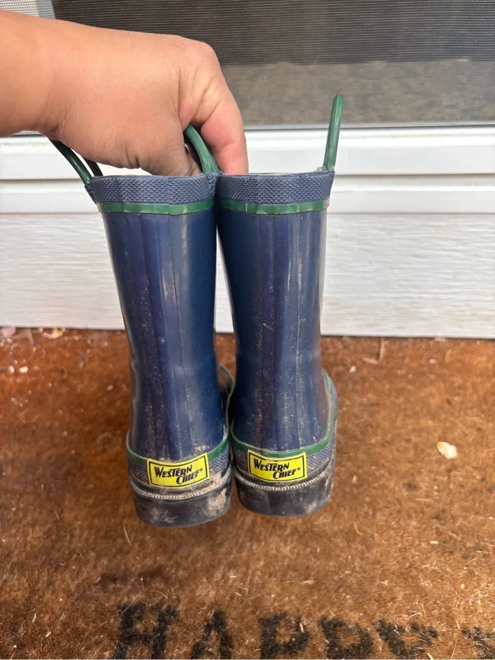 Western Chief Kids' Firechief 2 Rain Boot - Navy